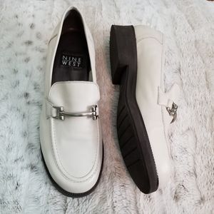 Nine West leather loafers